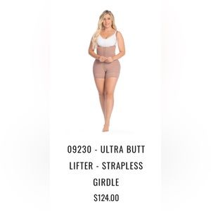 Shapers size small butt lifting fans. Removable strap ( I only have 1 strap)